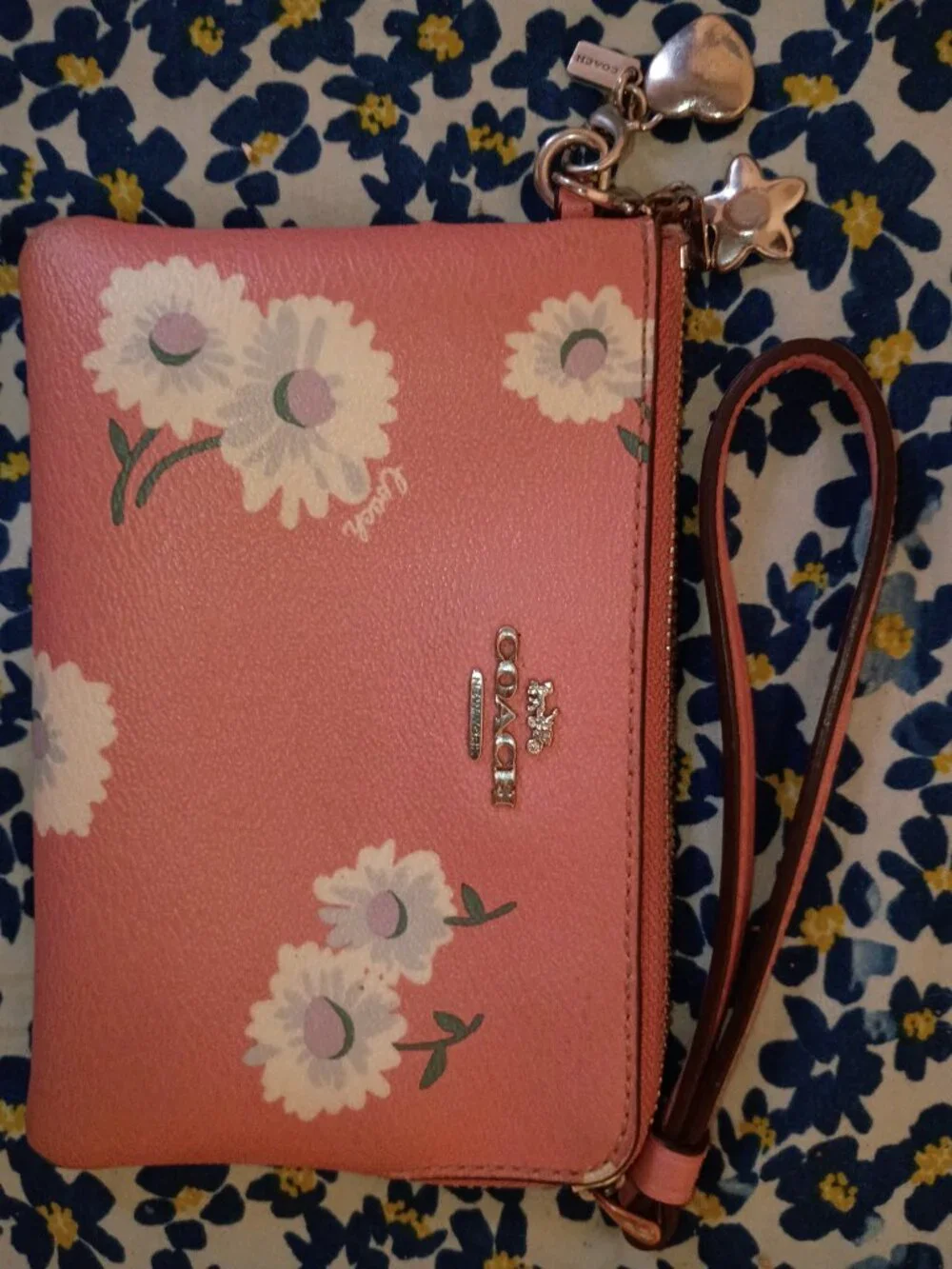 Coach Corner Zip Wristlet